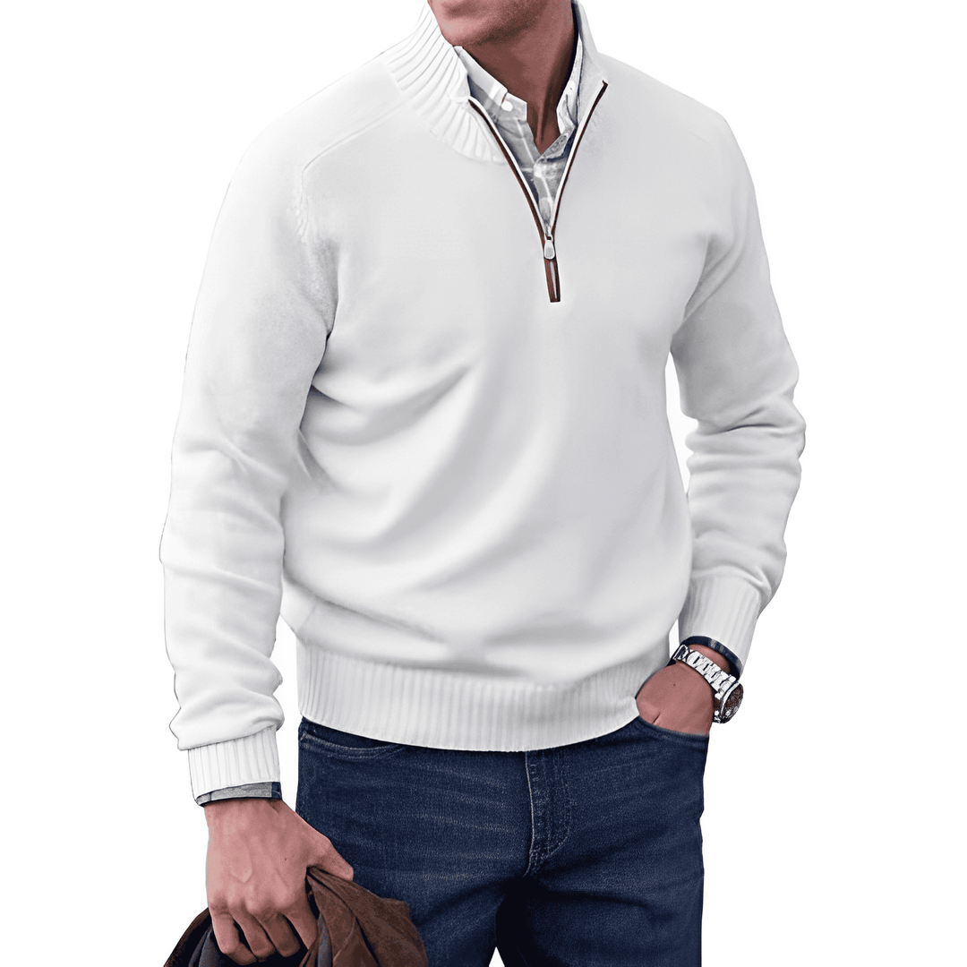 Nicolas | Elegant Zip Sweater