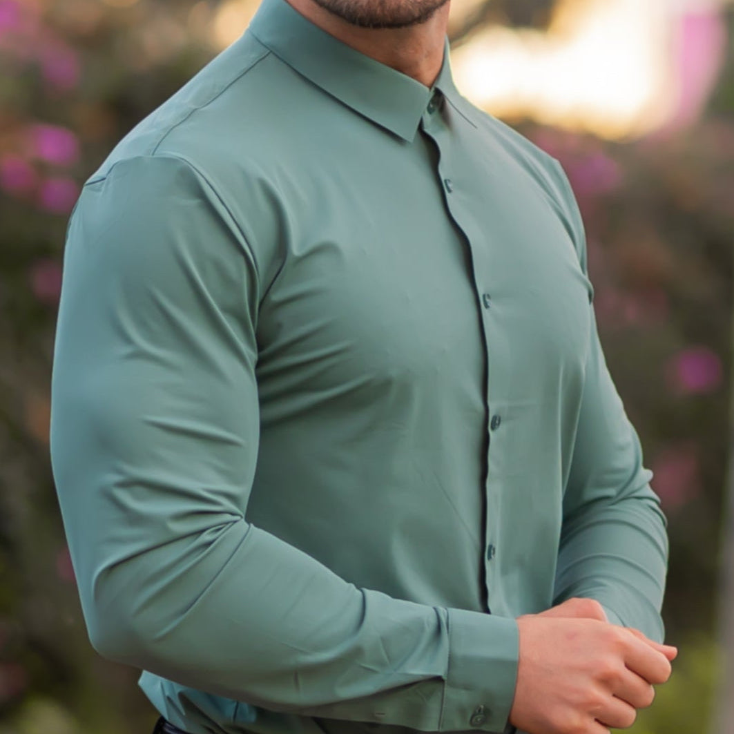 Jay| Muscle-fit Knit Shirt