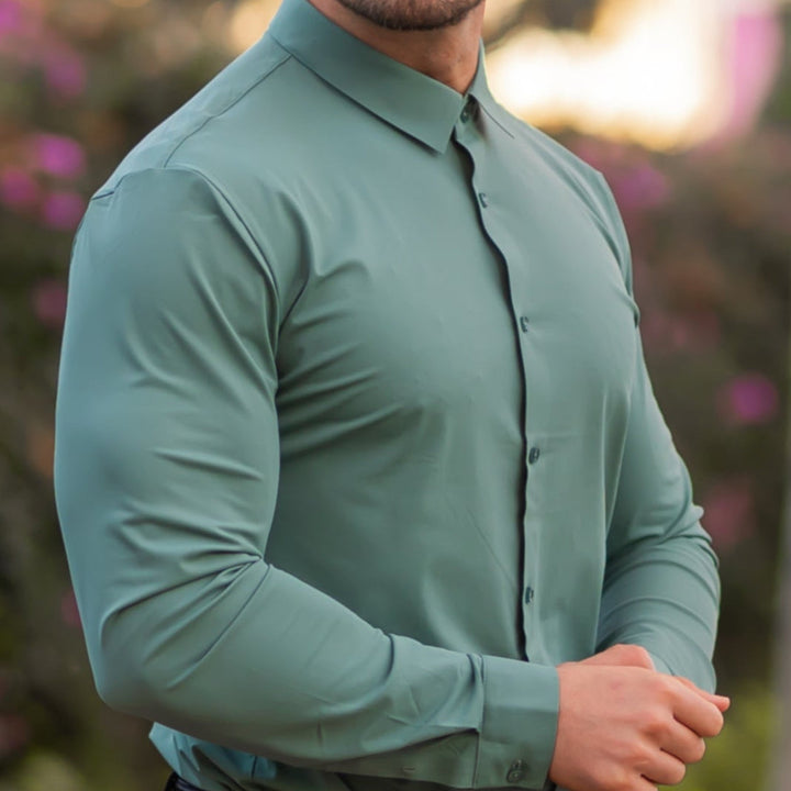 Jay| Muscle-fit Knit Shirt