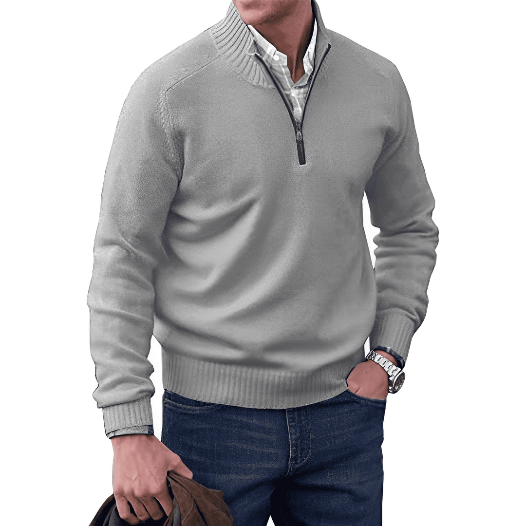 Nicolas | Elegant Zip Sweater