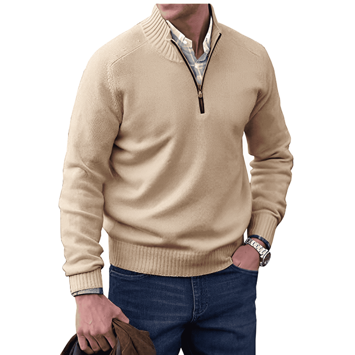 Nicolas | Elegant Zip Sweater