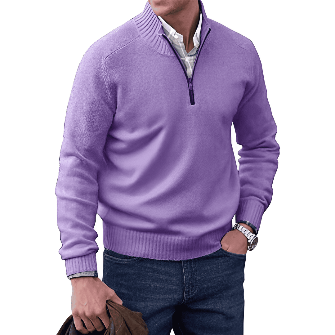 Nicolas | Elegant Zip Sweater