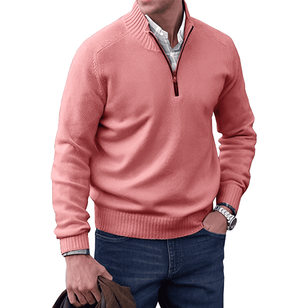 Nicolas | Elegant Zip Sweater