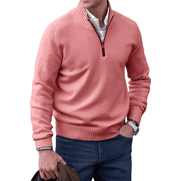 Nicolas | Elegant Zip Sweater