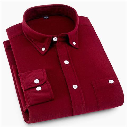 Cotton Corduroy Shirt Long Sleeve