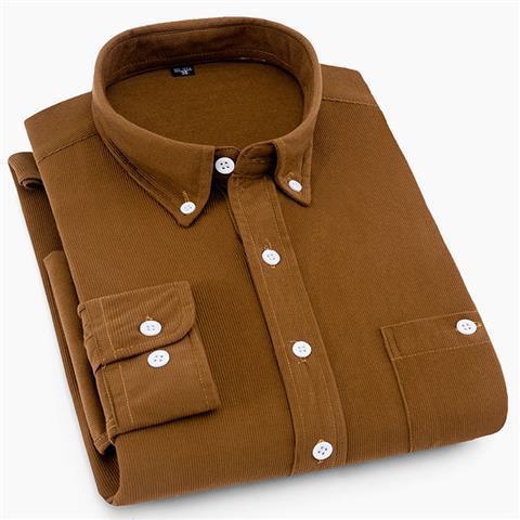Cotton Corduroy Shirt Long Sleeve