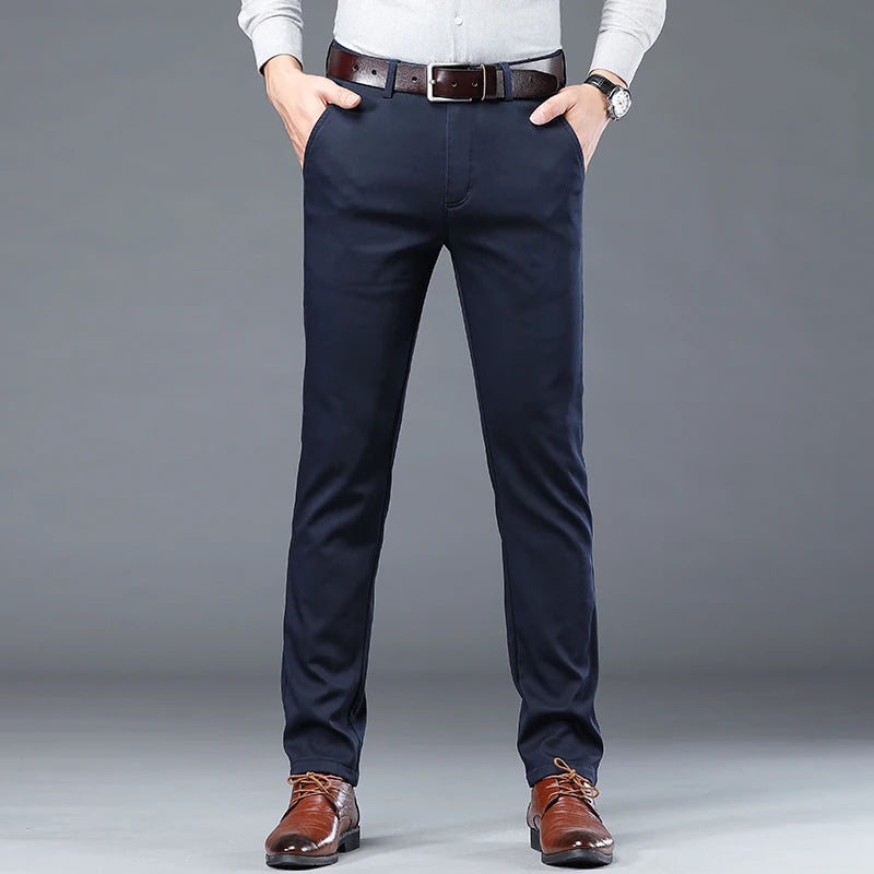 Jerem | Cotton Khaki Trousers
