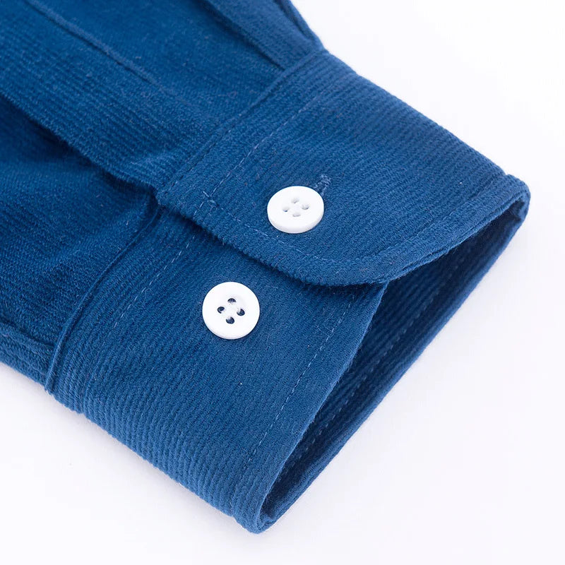 Cotton Corduroy Shirt Long Sleeve