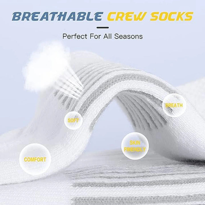 5 Pairs Men's Athletic Socks