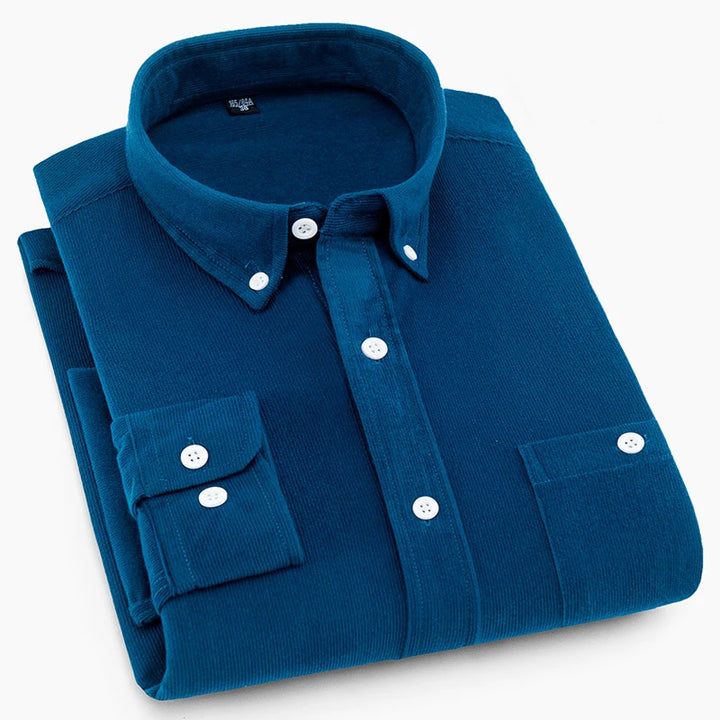Cotton Corduroy Shirt Long Sleeve