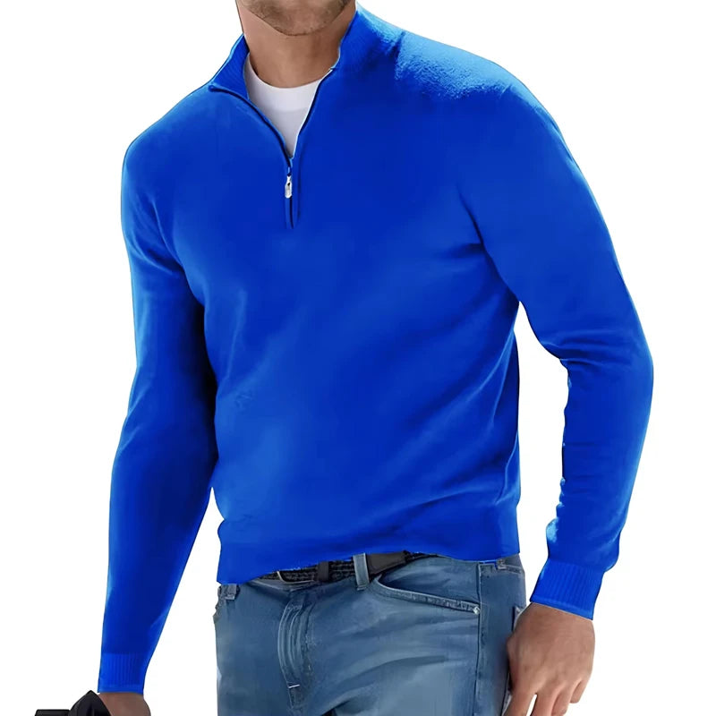 James| Men's Refined Zip Sweater