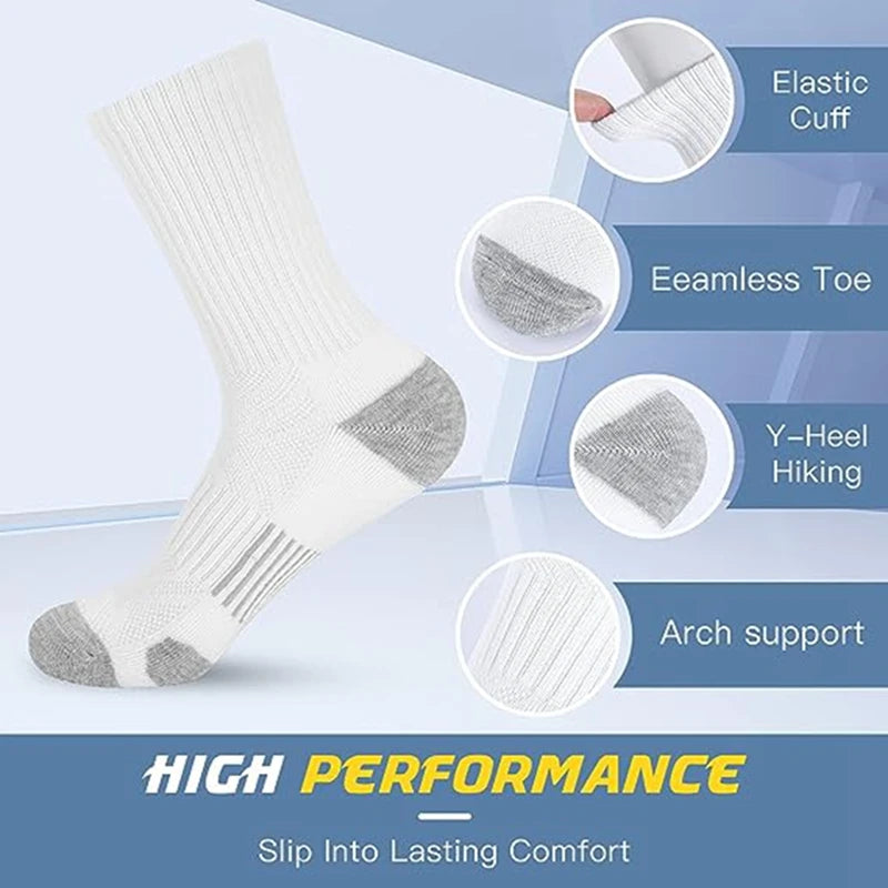 5 Pairs Men's Athletic Socks