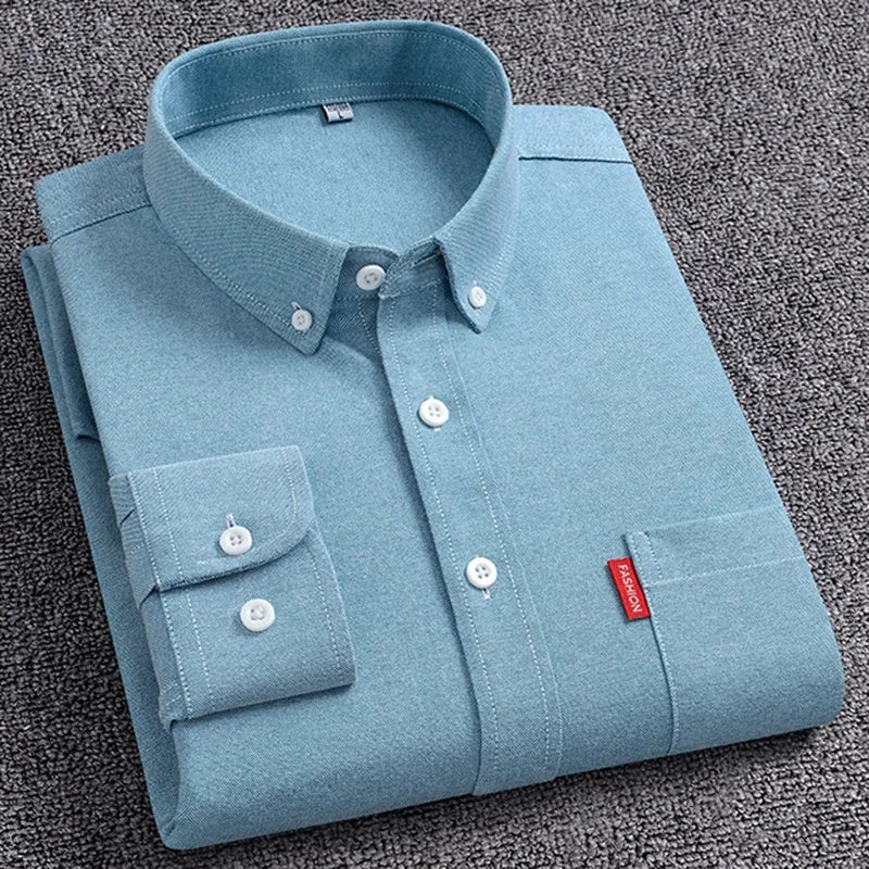 Mar|  Long Sleeve Shirt – 100% Cotton