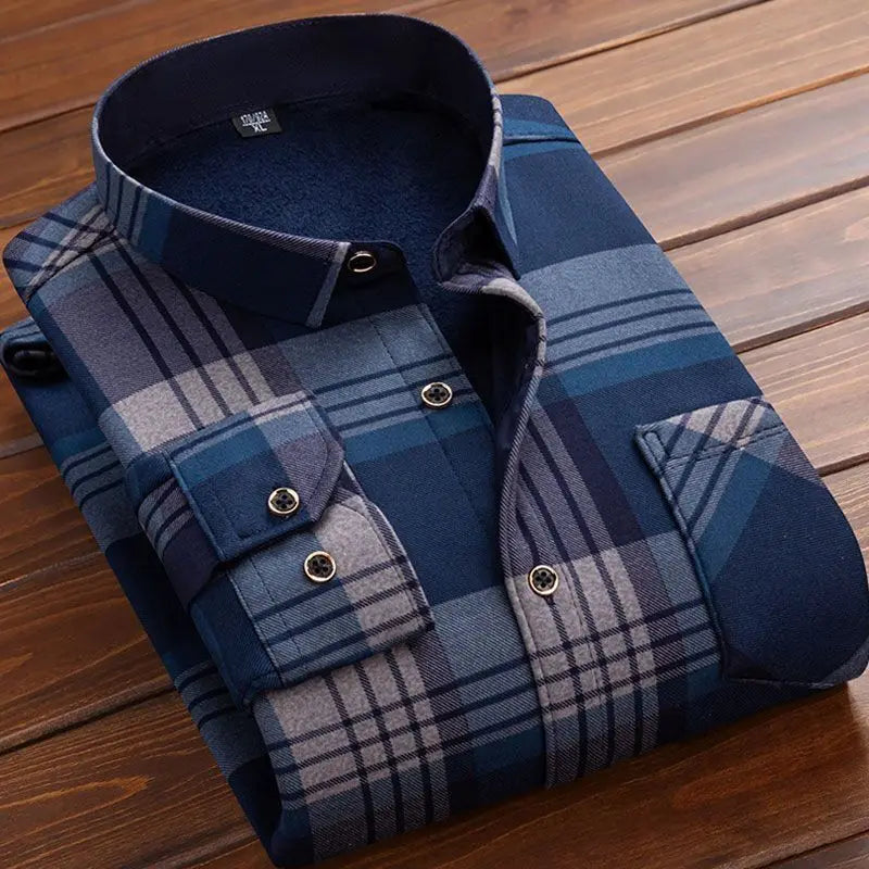 Metro|Men's  Flannel Plaid Shirt