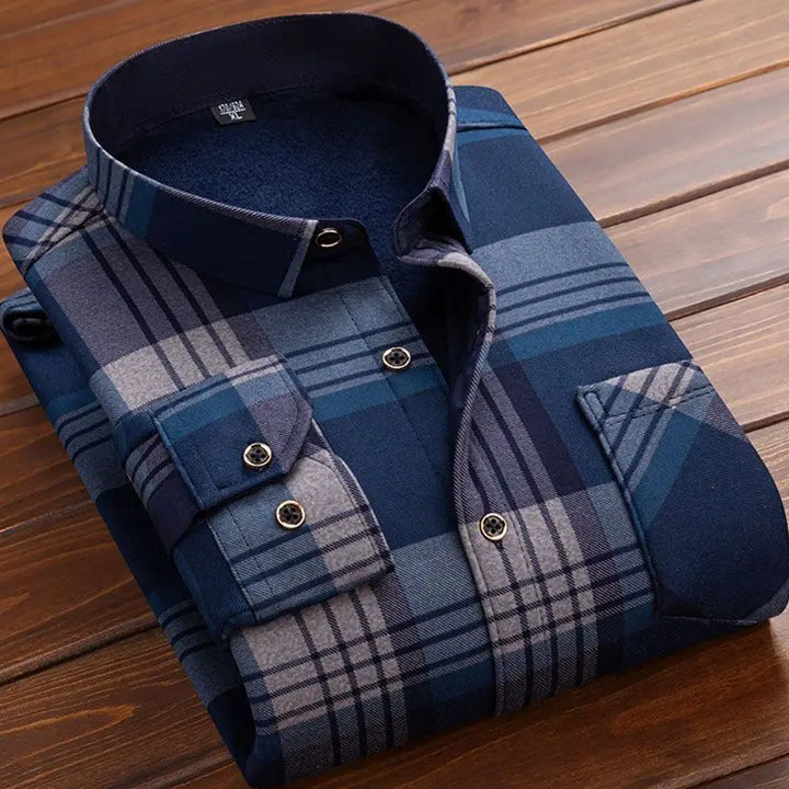 Metro|Men's  Flannel Plaid Shirt