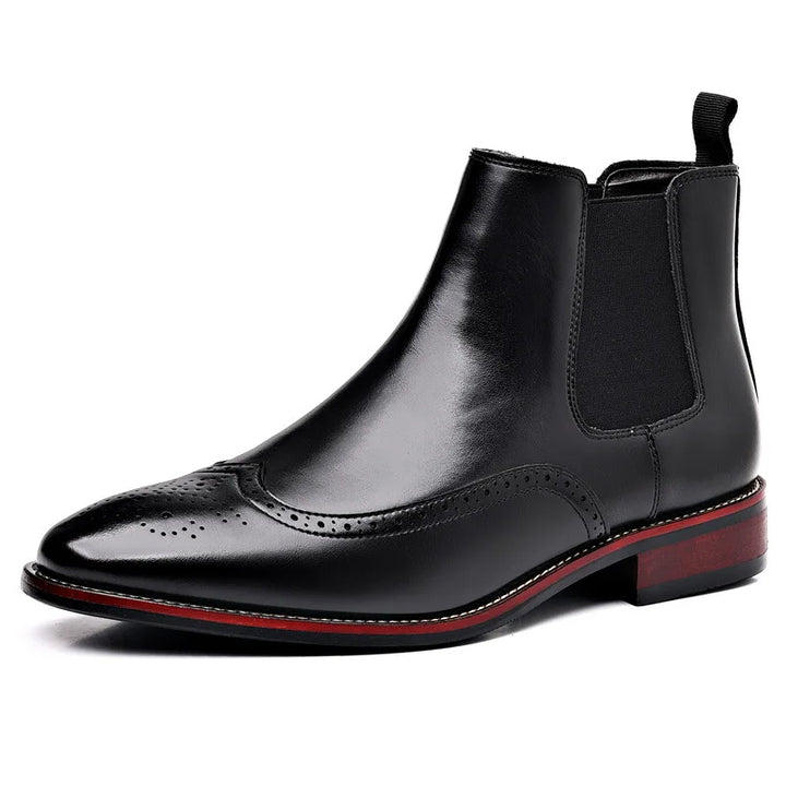 Luke|Leather Chelsea Boots