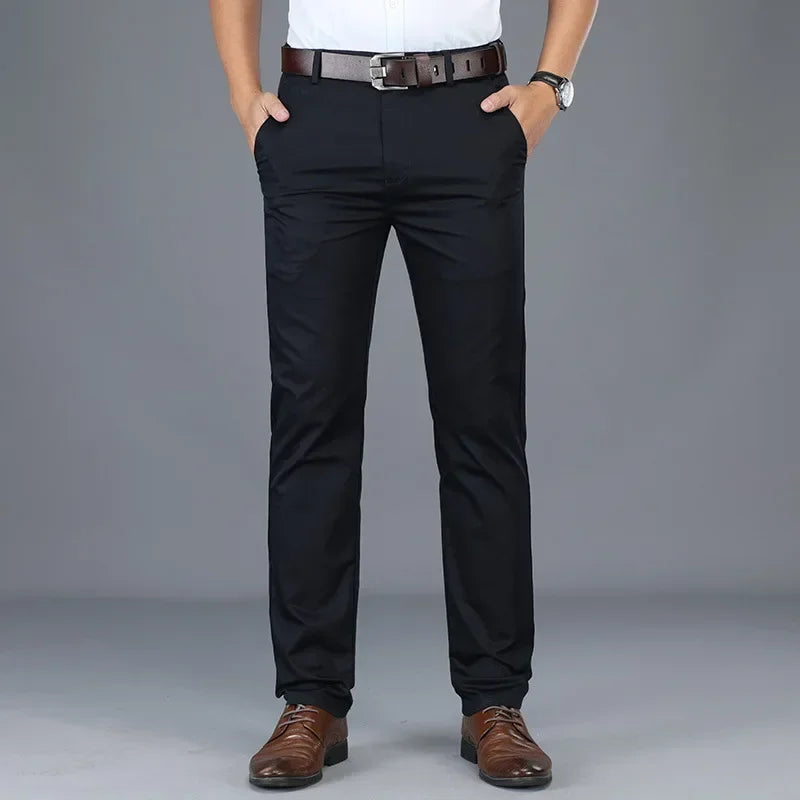 Jerem | Cotton Khaki Trousers