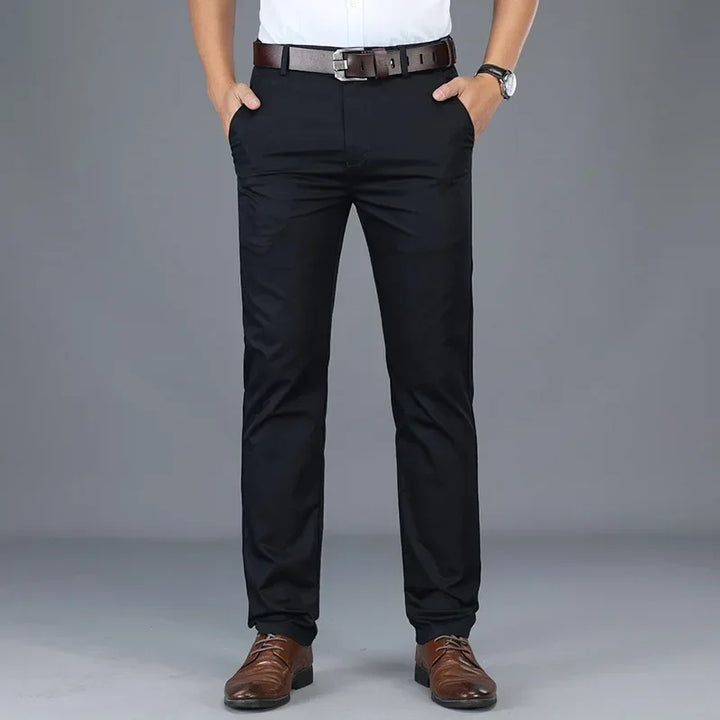 Jerem | Cotton Khaki Trousers