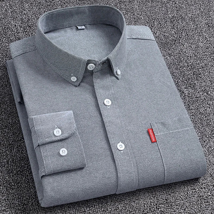 Mar|  Long Sleeve Shirt – 100% Cotton