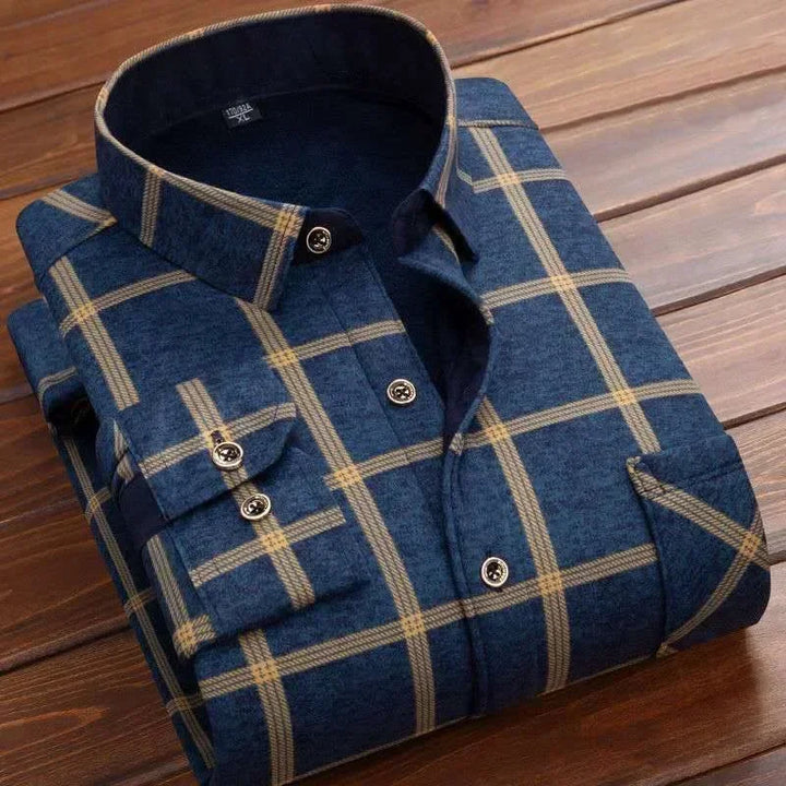 Metro|Men's  Flannel Plaid Shirt