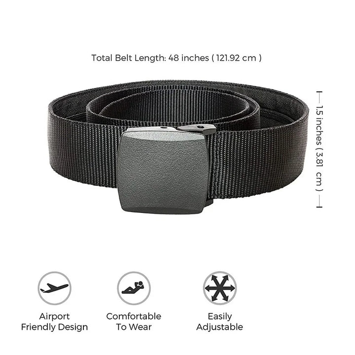 Unisex Automatic Buckle Canvas Belt