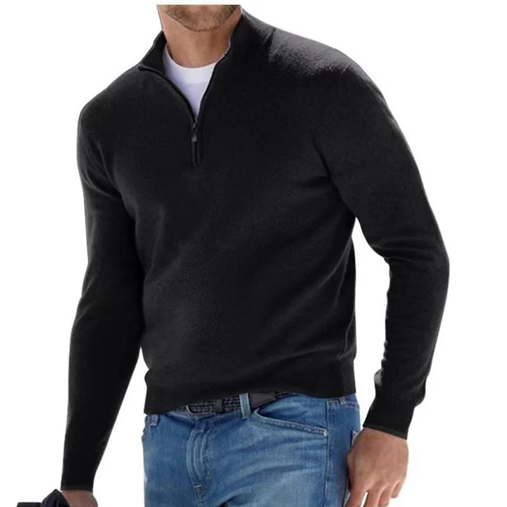 James| Men's Refined Zip Sweater