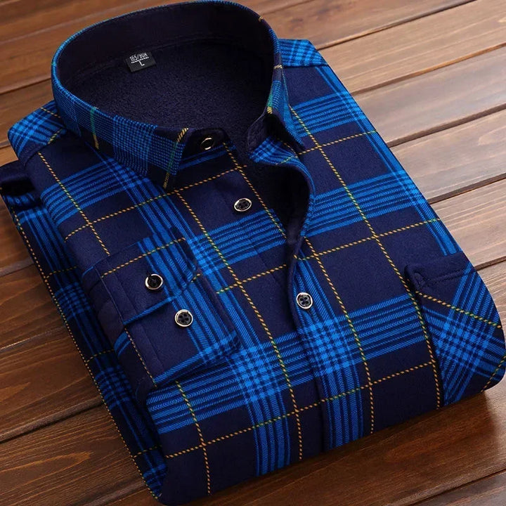 Metro|Men's  Flannel Plaid Shirt