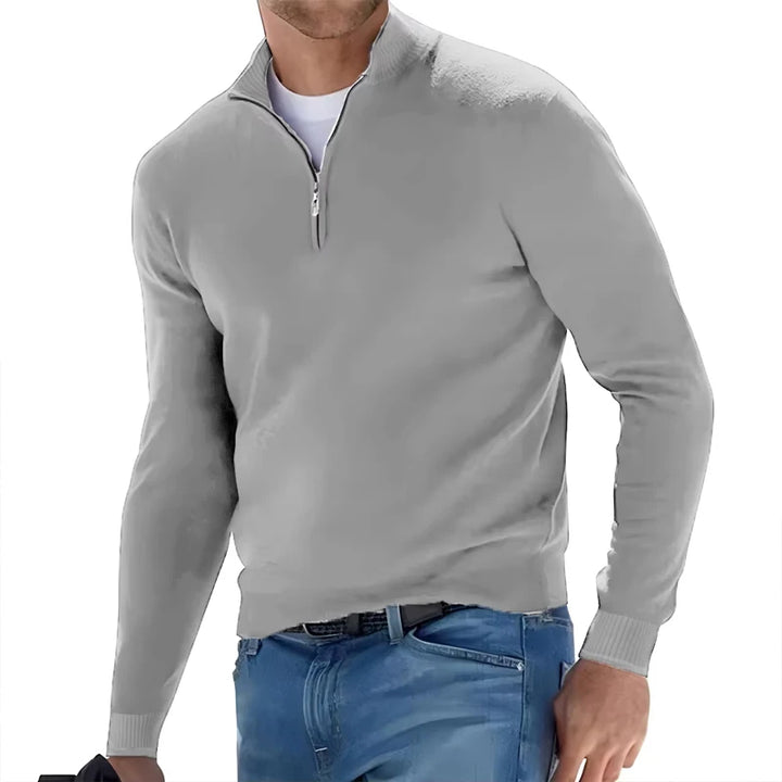 James| Men's Refined Zip Sweater