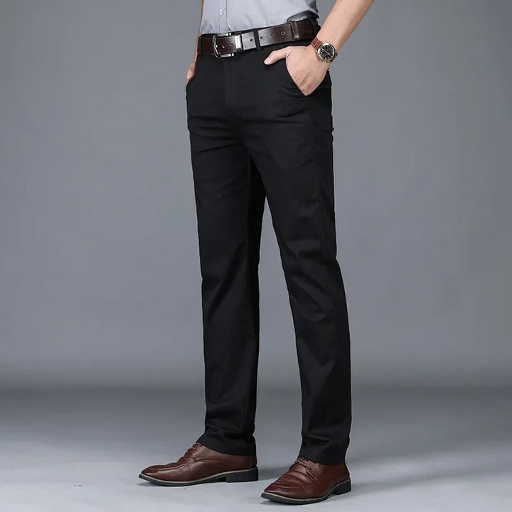 Jerem | Cotton Khaki Trousers