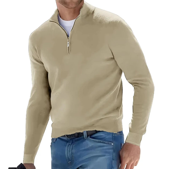 James| Men's Refined Zip Sweater