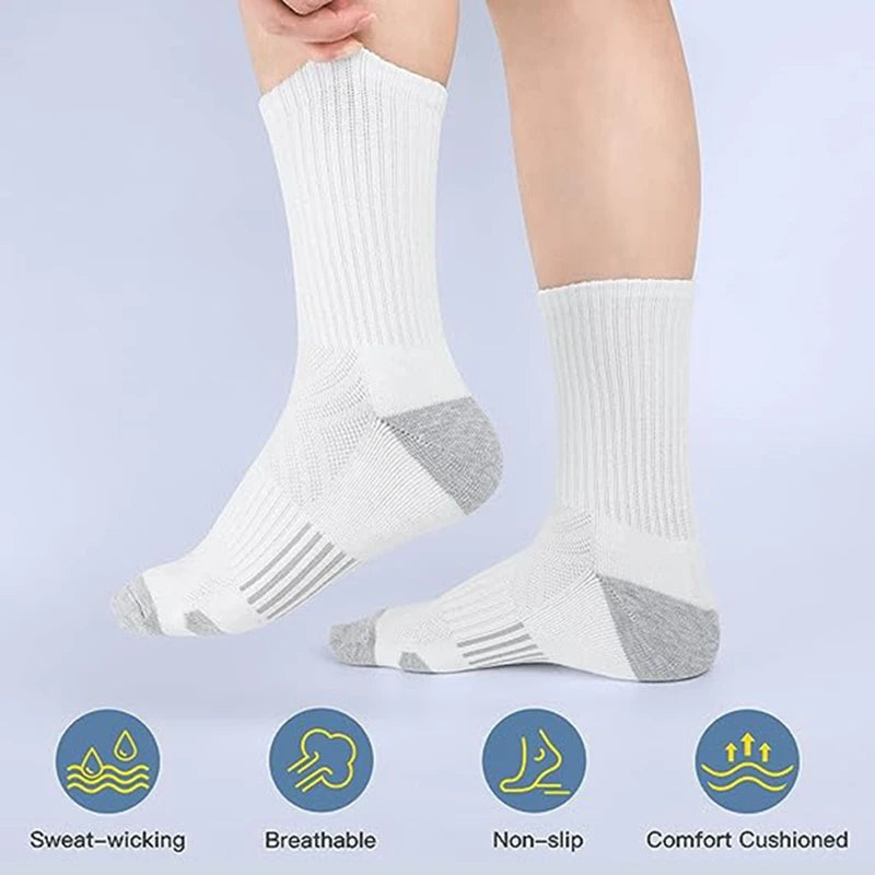 5 Pairs Men's Athletic Socks