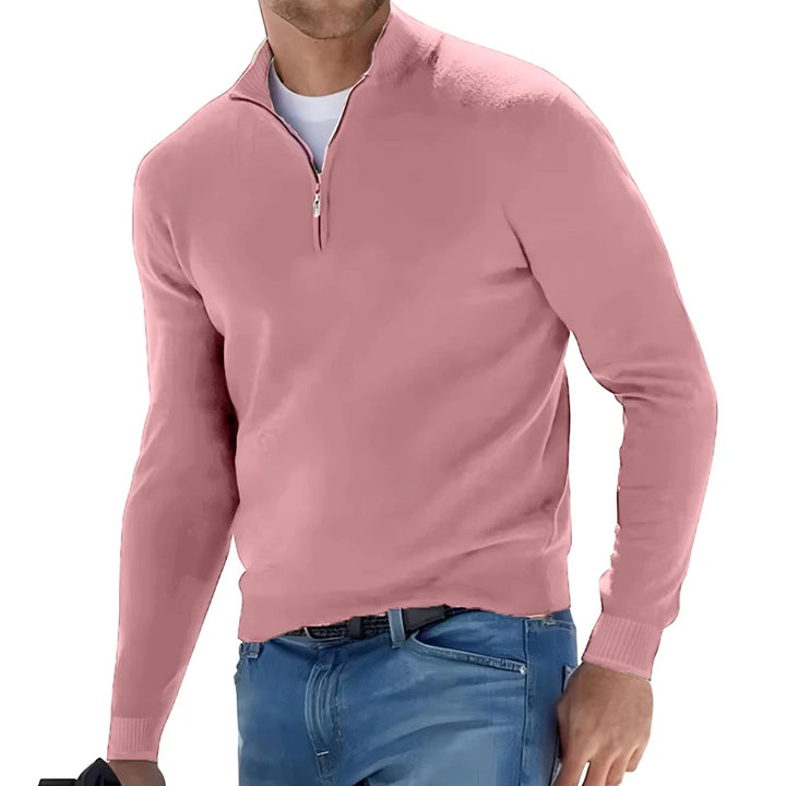 James| Men's Refined Zip Sweater