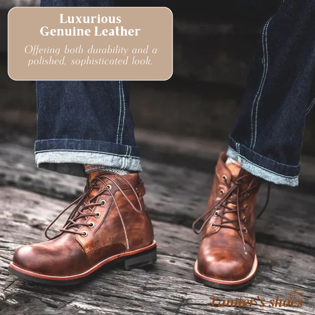 Marko | Classic retro leather boots