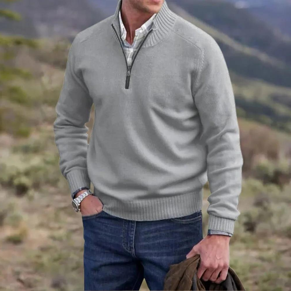 Nicolas | Elegant Zip Sweater