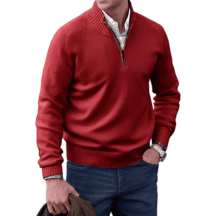 Nicolas | Elegant Zip Sweater