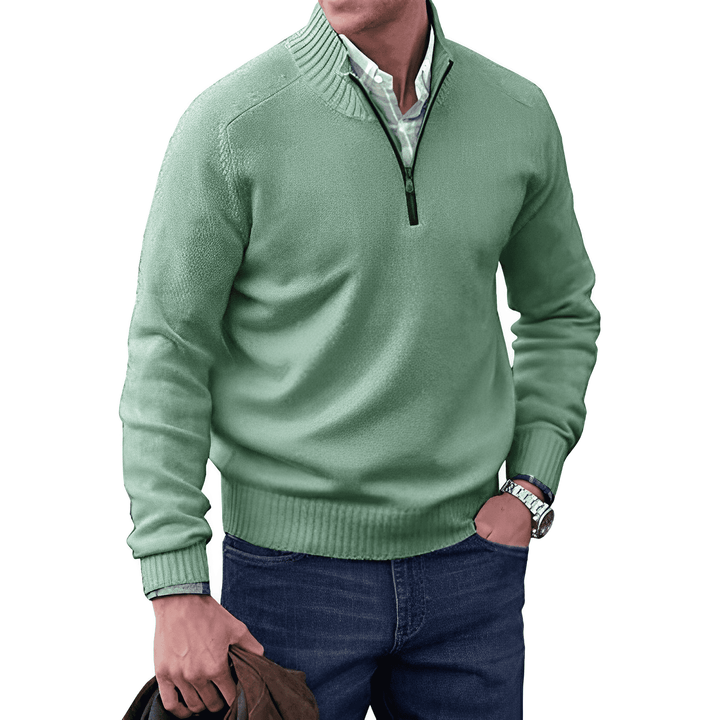 Nicolas | Elegant Zip Sweater