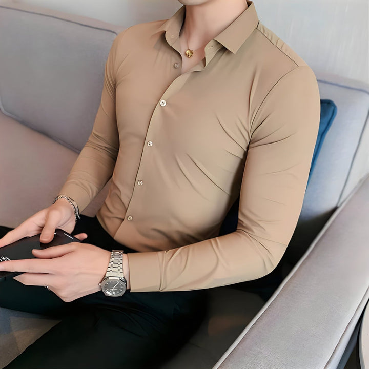Jay| Muscle-fit Knit Shirt