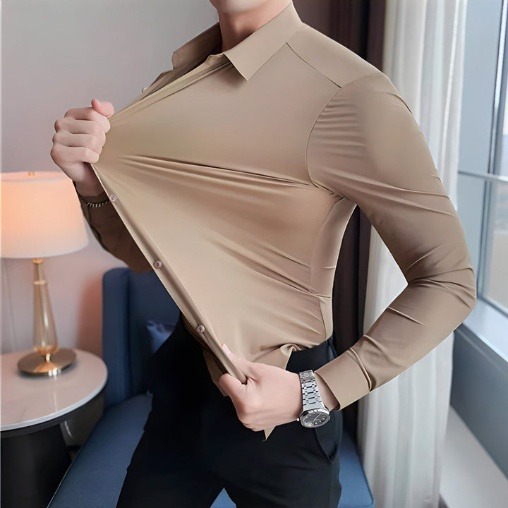 Jay| Muscle-fit Knit Shirt