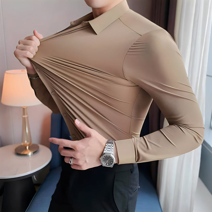Jay| Muscle-fit Knit Shirt
