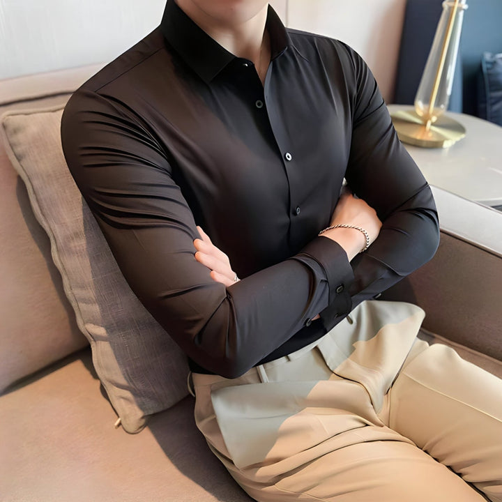 Jay| Muscle-fit Knit Shirt