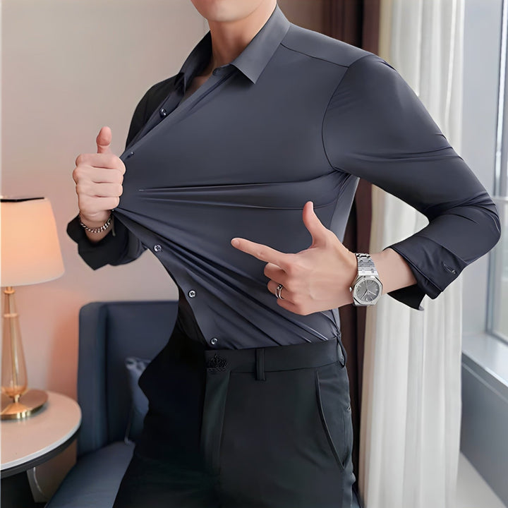 Jay| Muscle-fit Knit Shirt