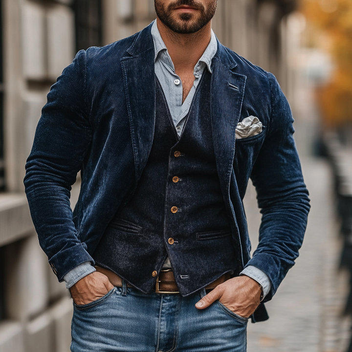 Adam | Vintage Blazer and Waistcoat