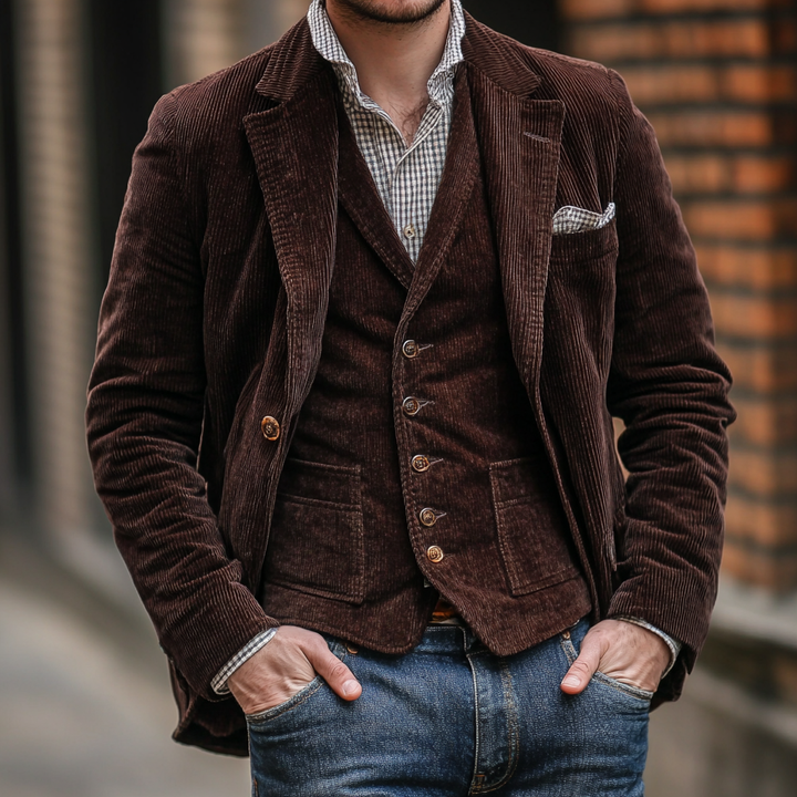 Adam | Vintage Blazer and Waistcoat