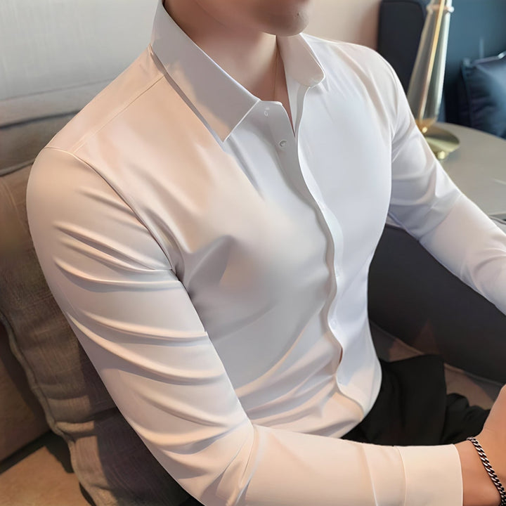 Jay| Muscle-fit Knit Shirt