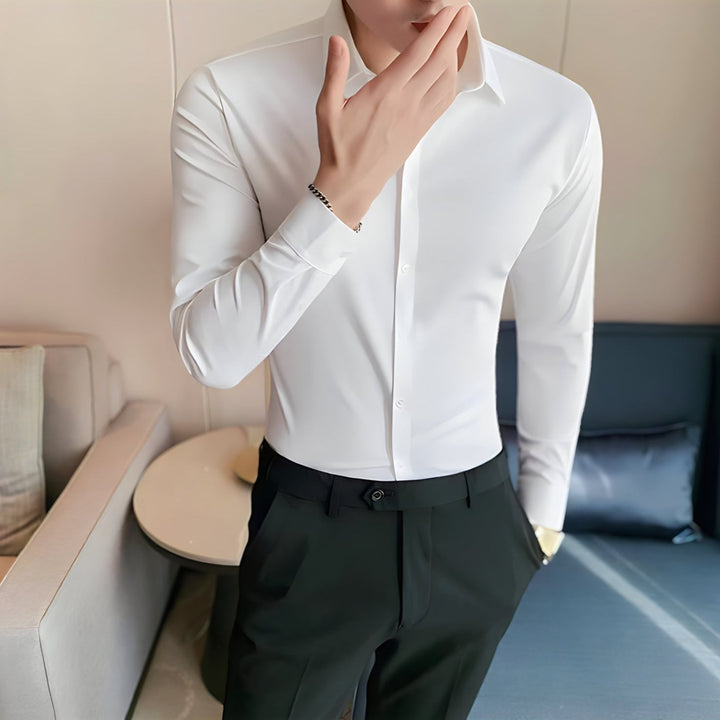 Jay| Muscle-fit Knit Shirt