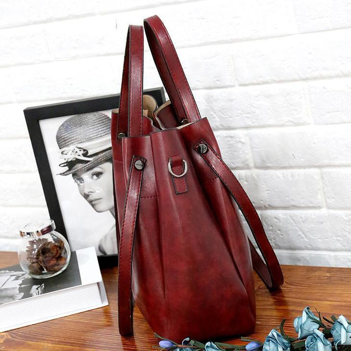 Luise™ | 4-Piece Set Vintage Bags Eco-Pu Leather