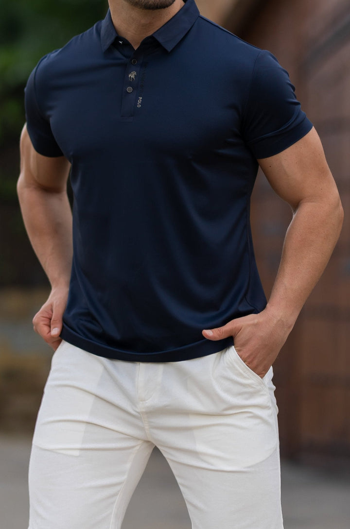 Veneto: Muscle fit polo shirt