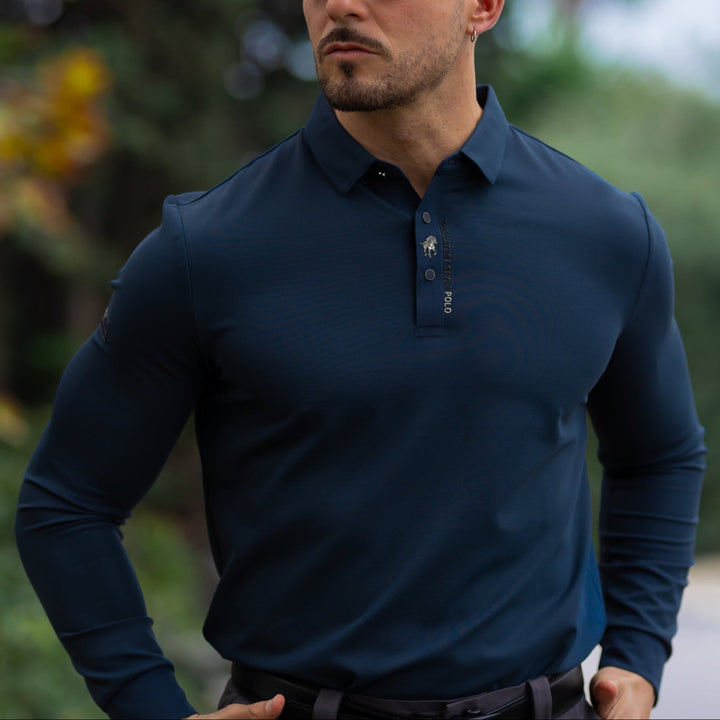 Cavaliere LS -Wrinkle-free  polo