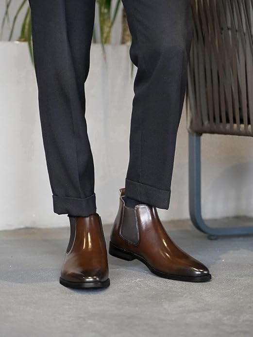 Luca|Leather Chelsea Boots