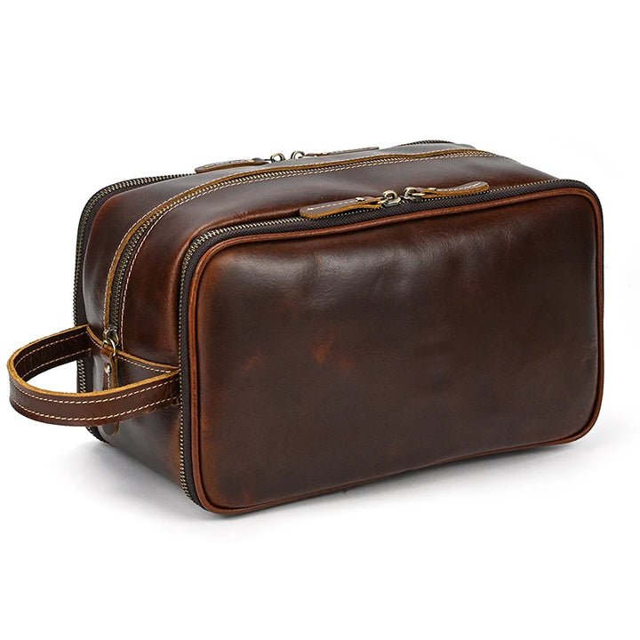 Cowhide Travel toiletry bag